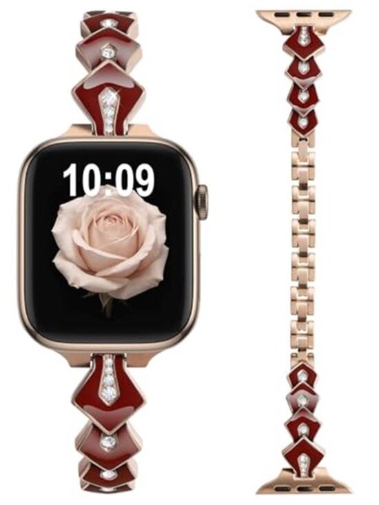NEW Luxury Rose Gold Fashion Aple Watch Band